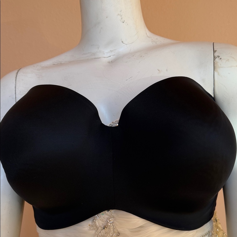 Curvy Couture Black Bandeau